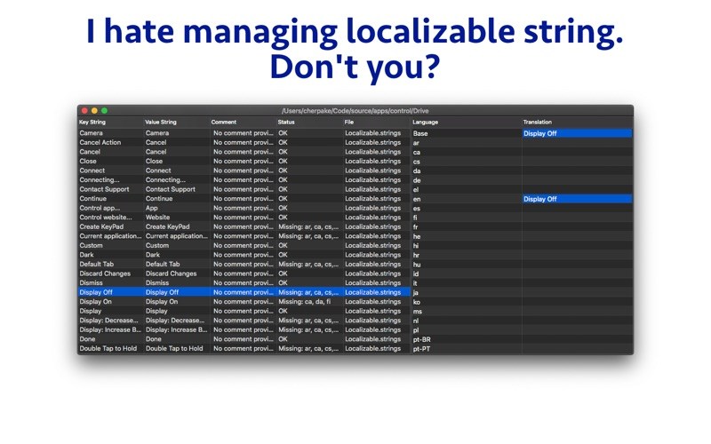 Missing Localized Strings Here Office For Mac 2016
